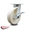 Service Caster 8 Inch Kingpinless Nylon Wheel Swivel Caster with Brake SCC-KP30S820-NYR-SLB - alternate 2